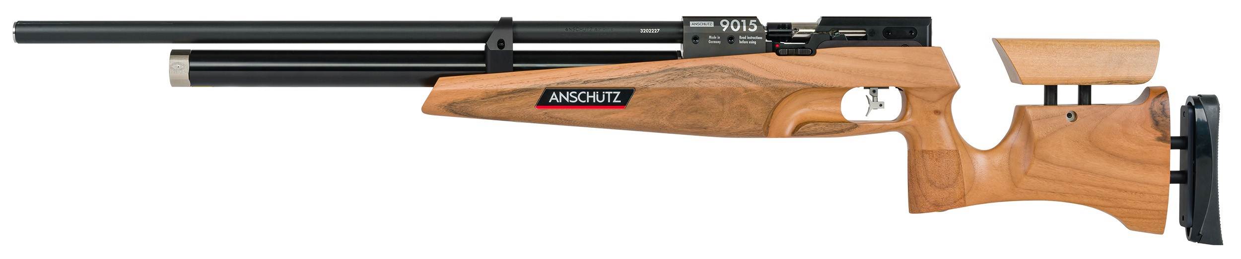 Luftgevär Anschütz 9015 Svart/Valnöt S grip höger