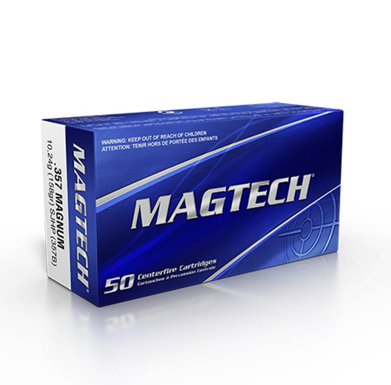 Magtech .357 Magnum 158 grs SJHP, ask med 50 patroner