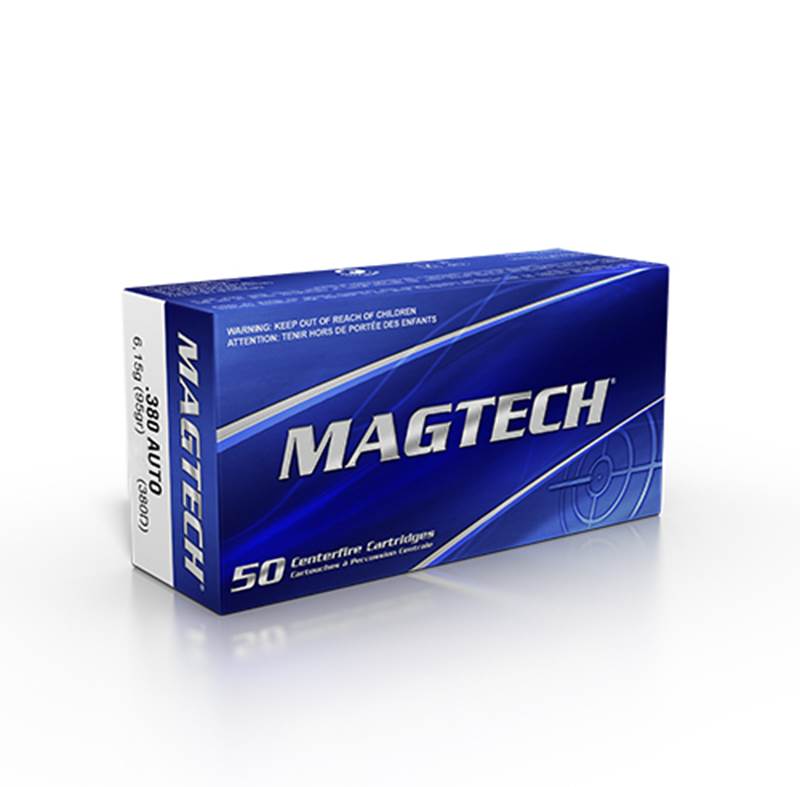 Magtech .380 Auto 95 grs FMJ, ask med 50 patroner