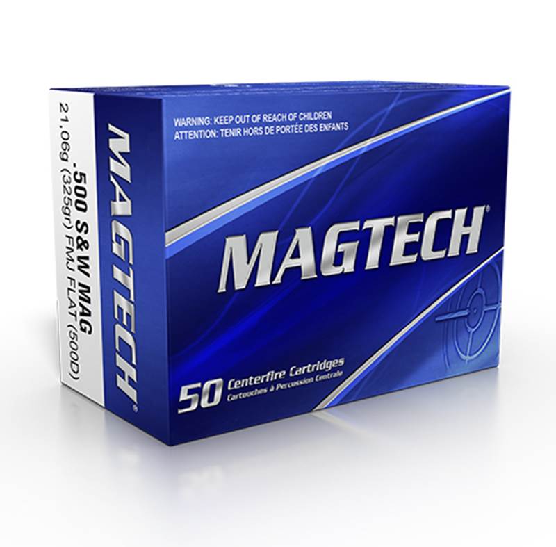 Magtech .500 S&W 325 grs FMJ, ask 20 st