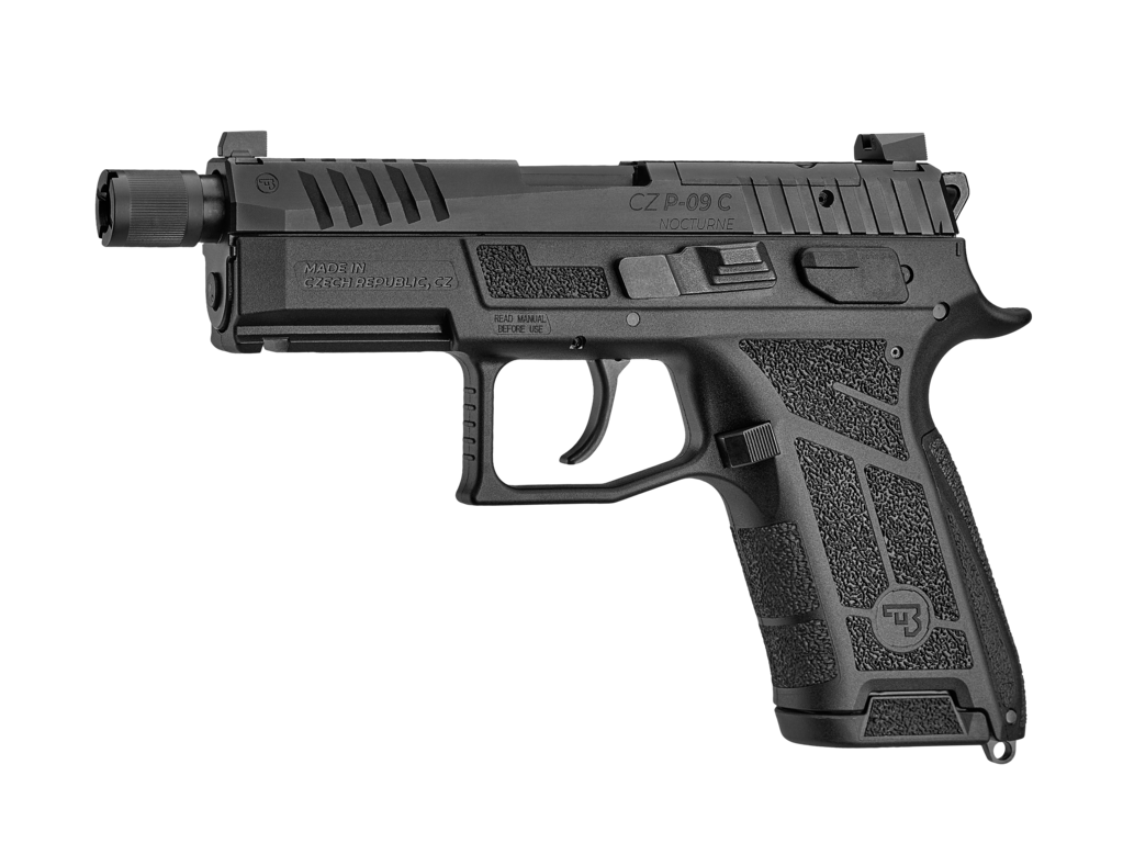 Pistol CZ P-09 Nocturne Compact 9 mm gängad pipa