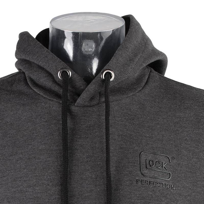 Tröja GLOCK Sweatshirt Hooded Perfection charcoal grey S