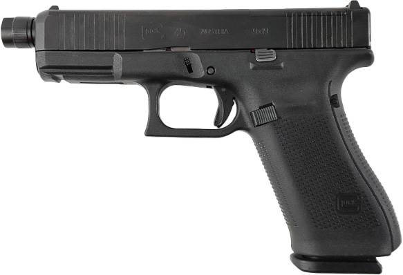 Pistol Glock 45 Gen5 MOS FS gängad pipa M13.5x1 vänster 9x19