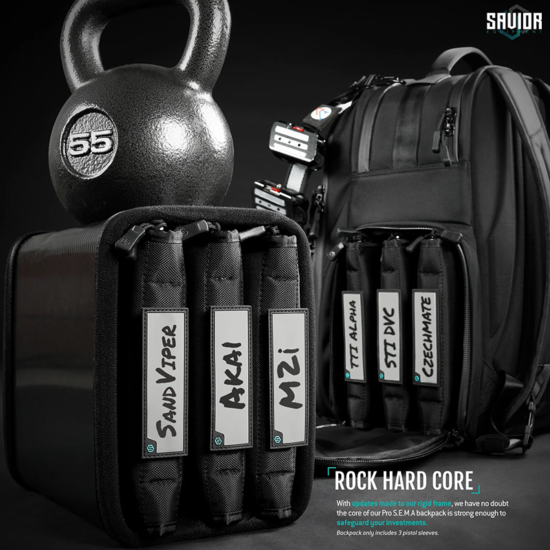 Ryggsäck Savior Equipment Pro SEMA Competition Backpack Svart