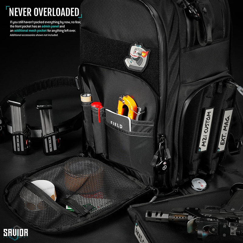 Ryggsäck Savior Equipment Pro SEMA Competition Backpack Svart