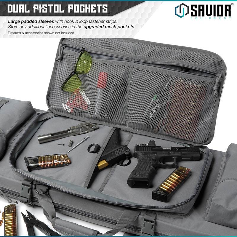 "Väska Savior Equipment Urban Warfare 42"" Double Rifle Case Grå"