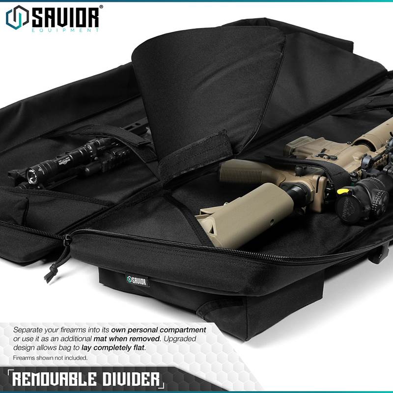 "Väska Savior Equipment Urban Warfare 51"" Double Rifle Case Svart"