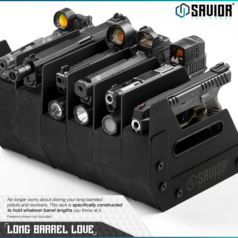 Väska Savior Equipment Pistol Rack 6-slot Svart